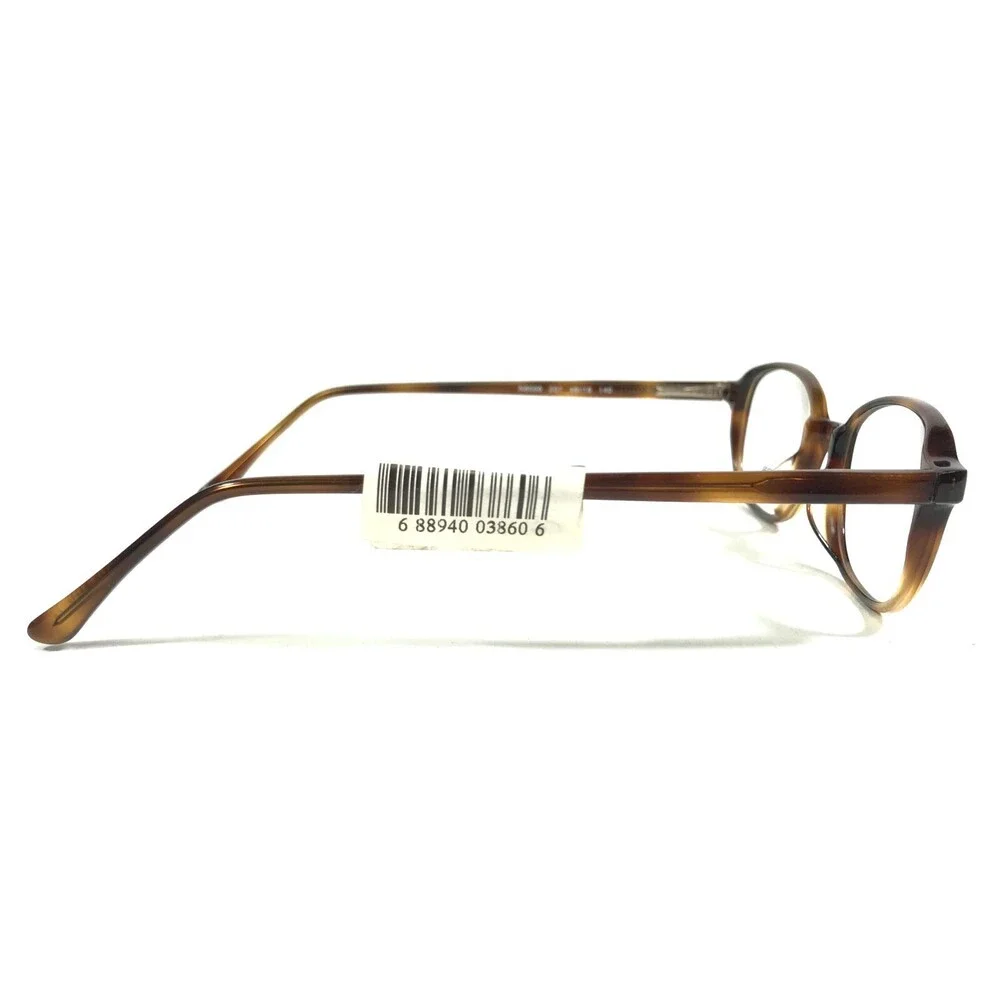 Nautica Eyeglasses Frames N8000 207 Brown Tortoise Round Oval Full Rim 48-19-140